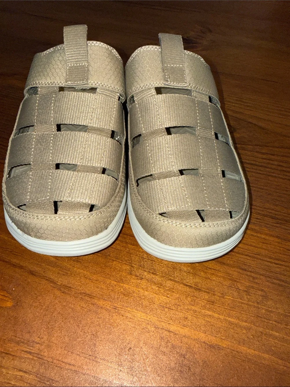 Northside Men's Woven Slide Boat Shoes in Beige
